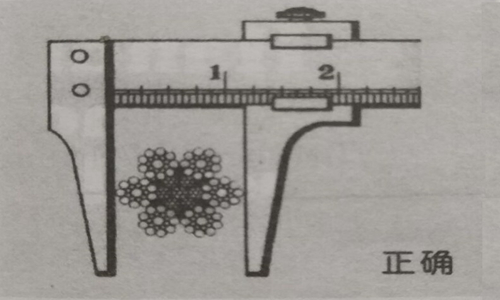 測(cè)量鋼絲繩正確方法 測(cè)量鋼絲繩正確方法